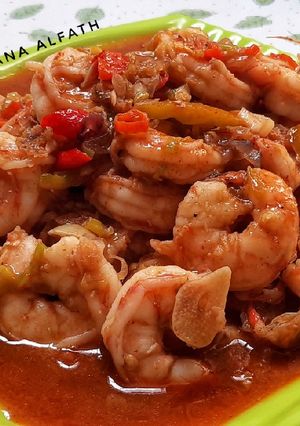 Foto resep Udang Saus Asam Manis Pedas (minim bumbu)