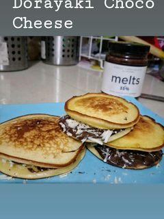 Foto resep Dorayaki Choco Cheese Simpel Enak