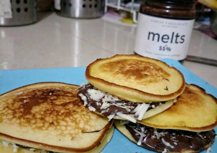 Dorayaki Choco Cheese Simpel Enak