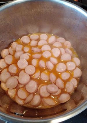 Virsli pörkölt recept fotója