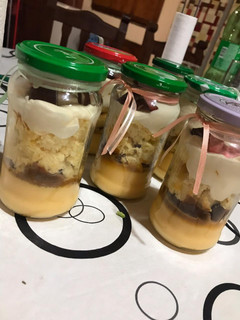 Una foto de Postre en vaso