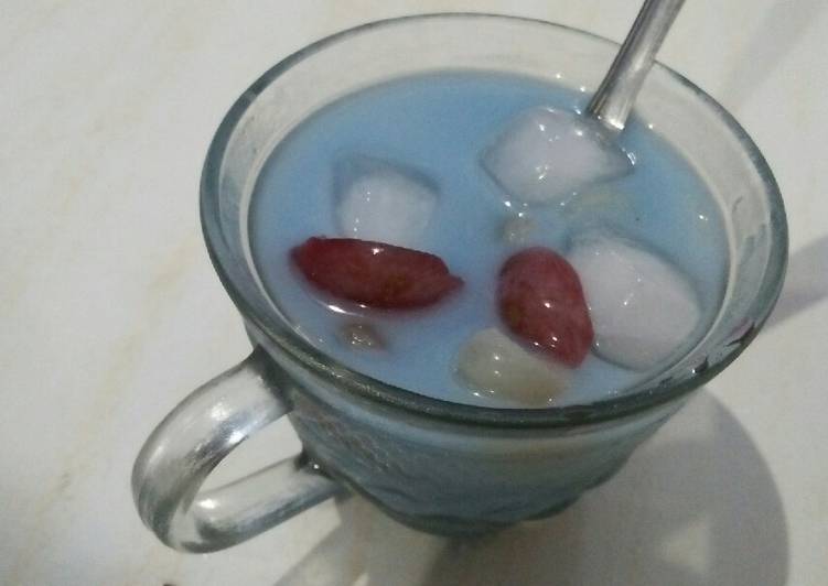 Resep Ice Blue Creamy yang Bikin Ngiler