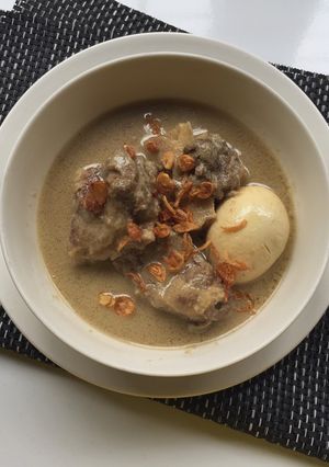 Foto resep Terik Daging Iga & Telur