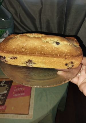 Una foto de Budín de arándanos ♡
