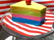 Una foto de gelatina de colores