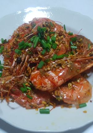 รูปของ กุ้งคั่วพริกเกลือ