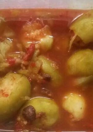 Foto resep Rujak kedongdong geprek yummyy