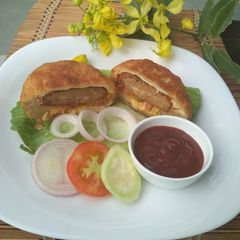 A picture of Deep Fried Chicken Burger.