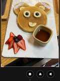 Pancakes de amaranto con miel de agave