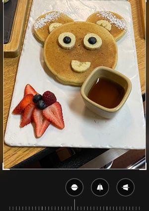 Una foto de Pancakes de amaranto con miel de agave