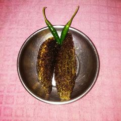 A picture of Stuffed Karela (Gota Kalara).