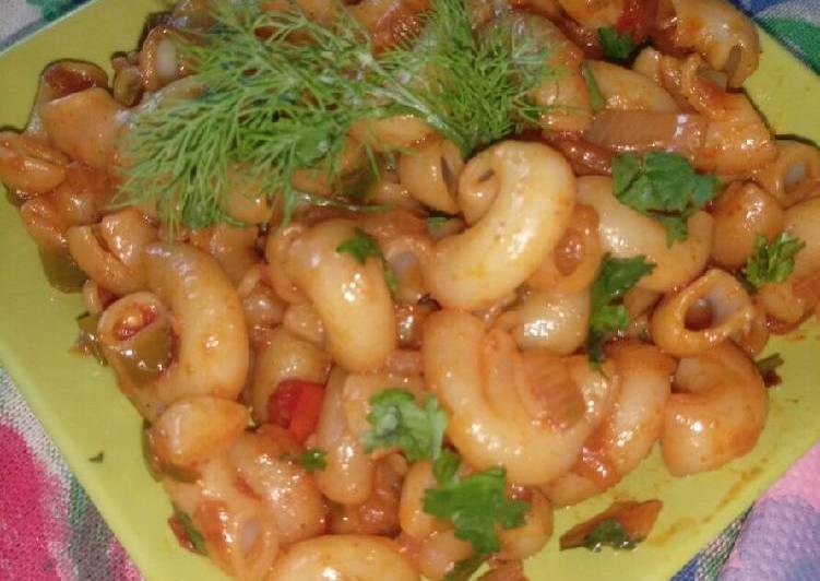 Masala Macaroni for kids