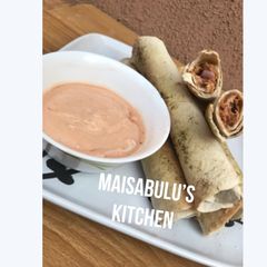 A picture of Tortillas chicken roll.