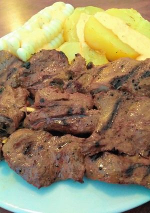 Una foto de Anticuchos a la parrilla 👍🇵🇪