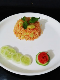 A picture of Cucumber rice.