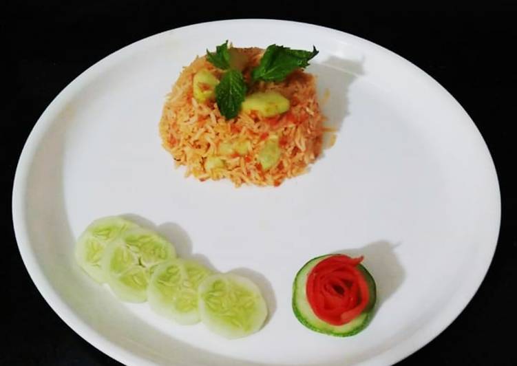 Steps to Prepare Speedy Cucumber  rice