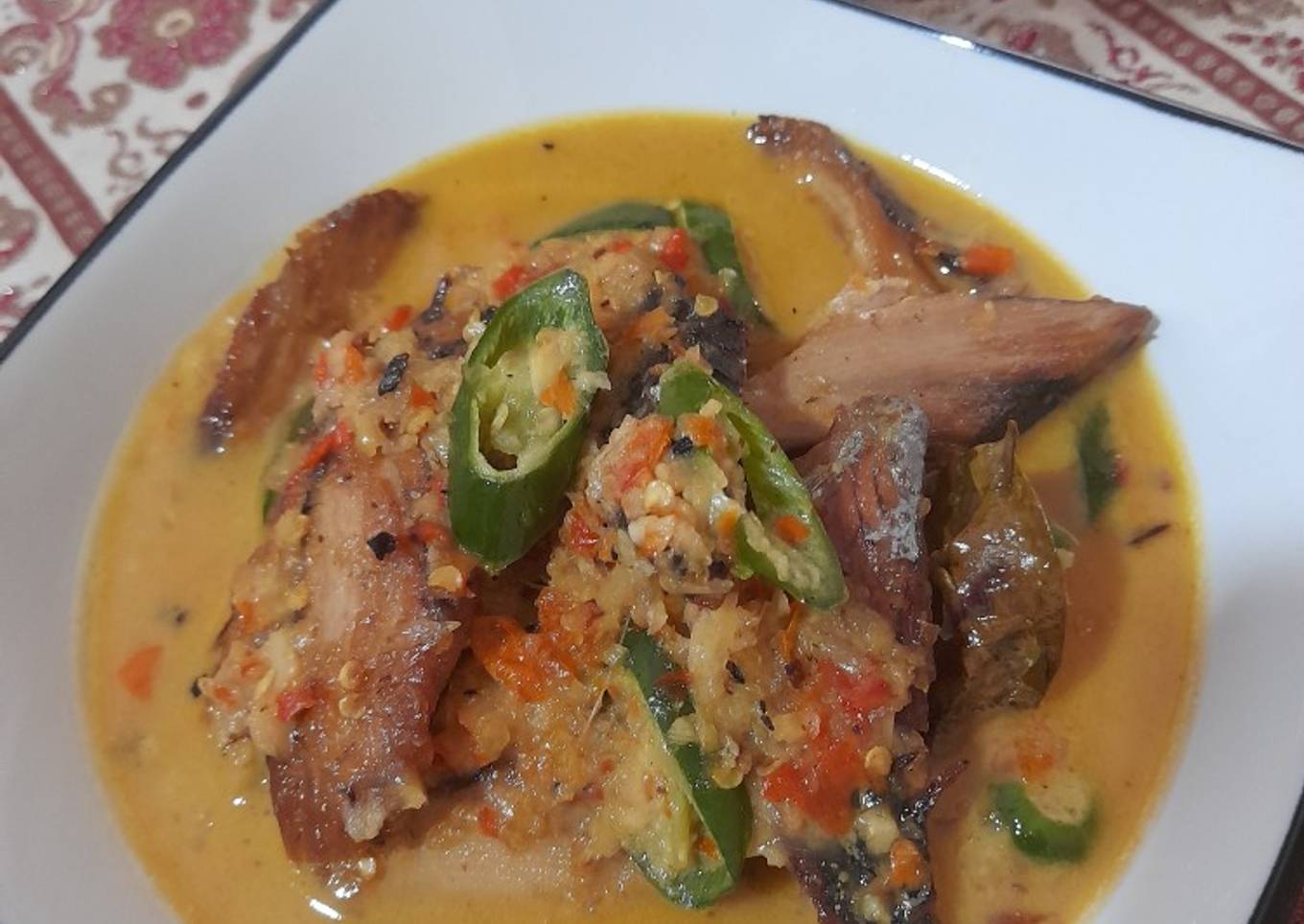 Pindang Tongkol Santan Pedas 🐟🌶🧄