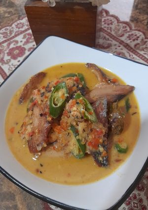 Foto resep Pindang Tongkol Santan Pedas 🐟🌶🧄