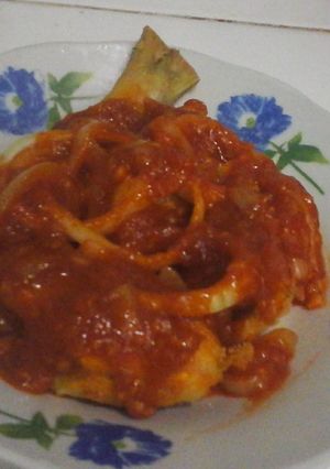 Foto resep Ikan goreng tepung saus pedas manis