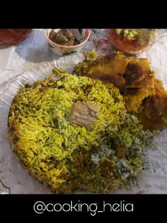 عکسی از دستور پلو بندری با تن ماهی