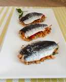 Sardinas lañadas receta típica de Galicia