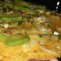 Homemade pizza A picture of Homemade pizza.