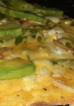 A picture of Homemade pizza.