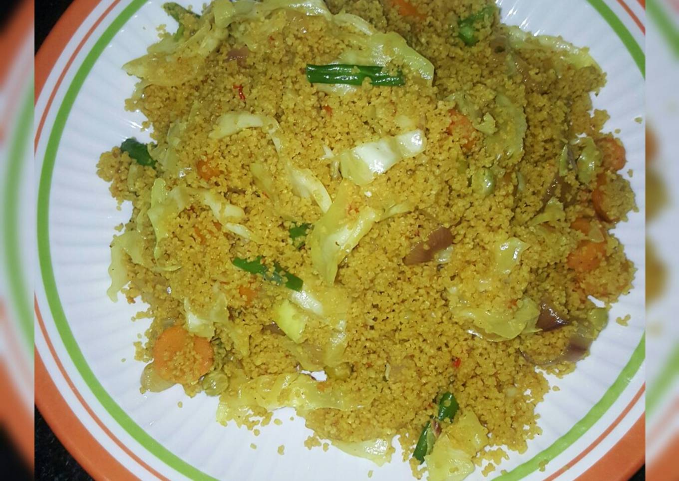 Stir veggies couscous