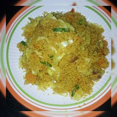 A picture of Stir veggies couscous.