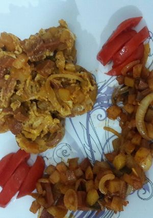 عکسی از دستور املت مخلوط من
