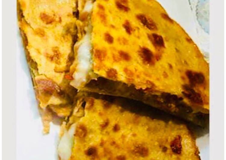 Recipe of Quick #Pizza Parantha