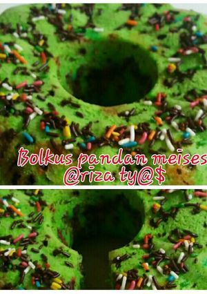 Foto resep Bolkus pandan meises