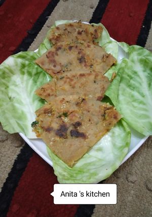 A picture of Cabbage paratha.