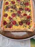 150. Hojaldre con Queso Philadelphia y Tomates Cherry