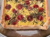 150. Hojaldre con Queso Philadelphia y Tomates Cherry
