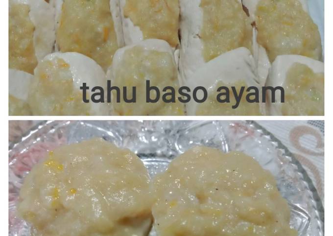 Tahu baso ayam/ dimsum lupa kulitnya