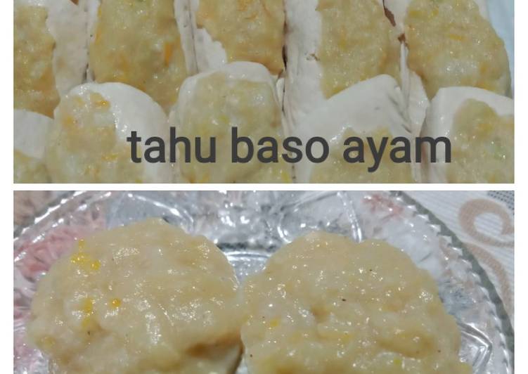 Tahu baso ayam/ dimsum lupa kulitnya