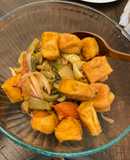 Đậu hủ kho dưa cải