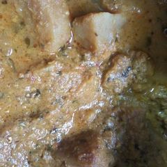 A picture of Dum Aloo.