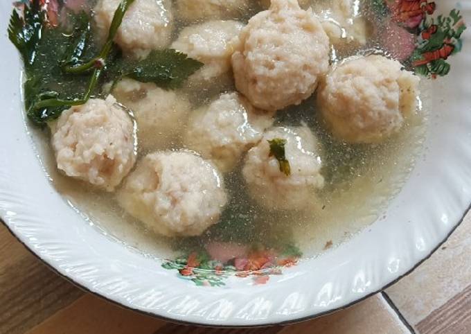 Resep Bakso Ayam Kenyal Oleh Purnamanama Cookpad