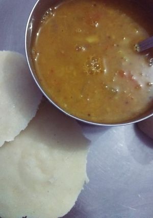 A picture of Sambhar.