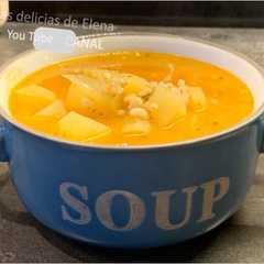 Una foto de Sopa de cebada - Rassolnik sopa tradicional