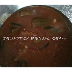 A picture of Drumstick brinjal gravy.