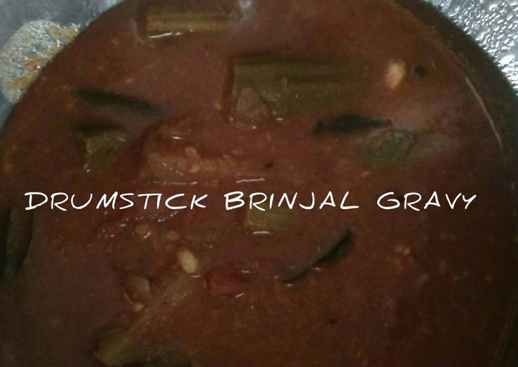 Drumstick brinjal gravy