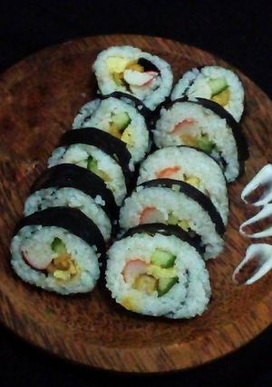 Foto resep Korean Kimbap ala Leli