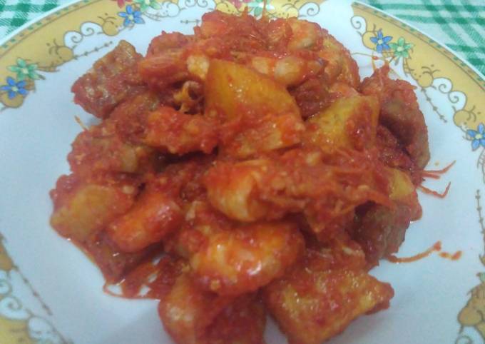 Balado udang sederhana