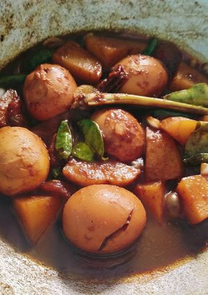 Foto resep Semur Telur Kentang