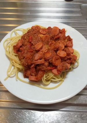 Foto resep Spageti Kornet Tuna Bahagia