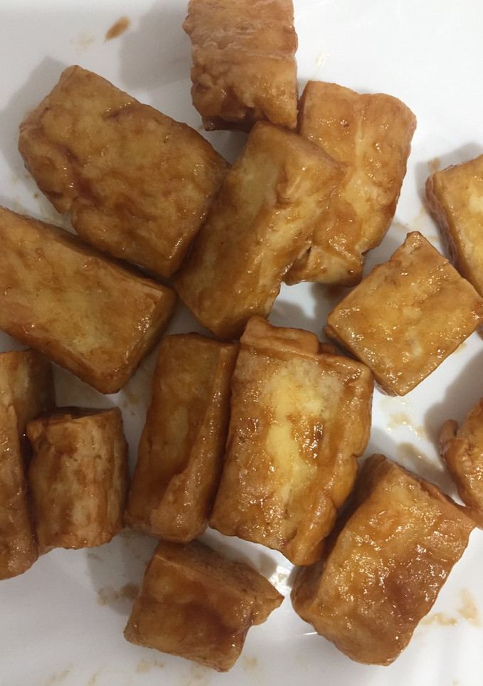 Una foto de Relleno para tacos vegano (tofu) 😊🌱🌮