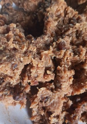 Foto resep Unti Kelapa Kacang Hijau Gula Merah (untuk isian)